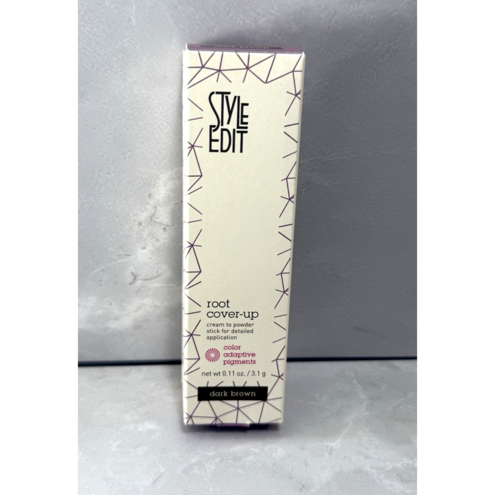 New Style Edit Root Cover Up Cream to Powder Stick Dark Brown 3.1 g